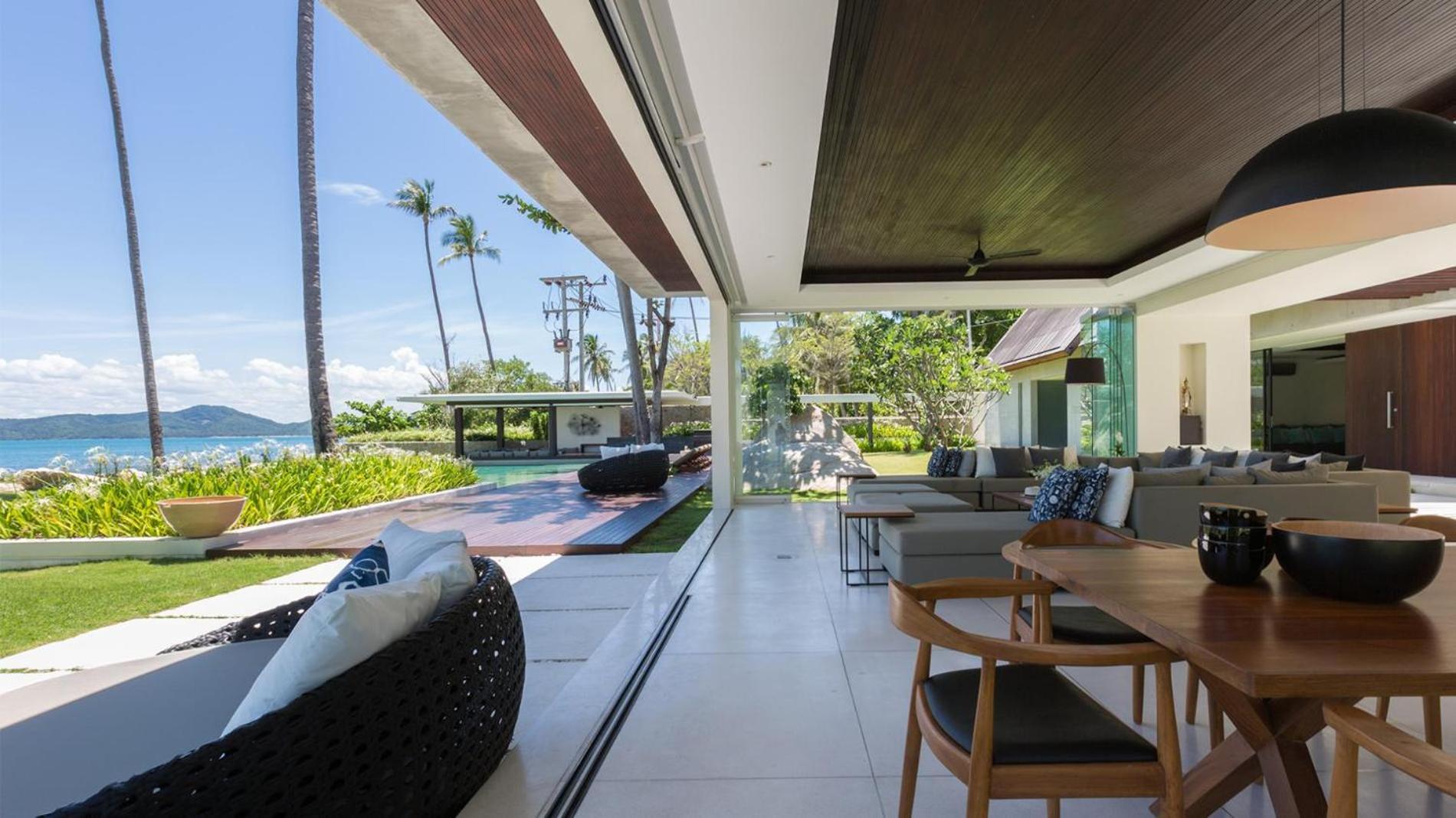Fashionable Villa Malabar Beachfront 5 Bedrooms Plus 2 Kid'S Bedrooms Laem Sor Exterior photo