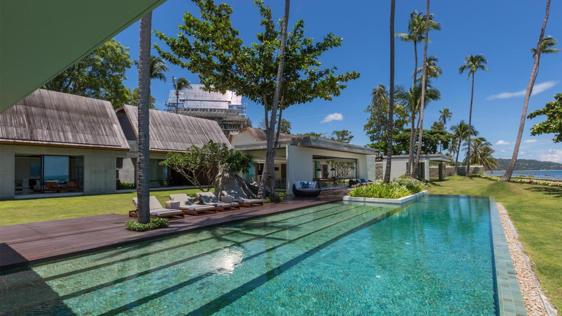 Fashionable Villa Malabar Beachfront 5 Bedrooms Plus 2 Kid'S Bedrooms Laem Sor Exterior photo