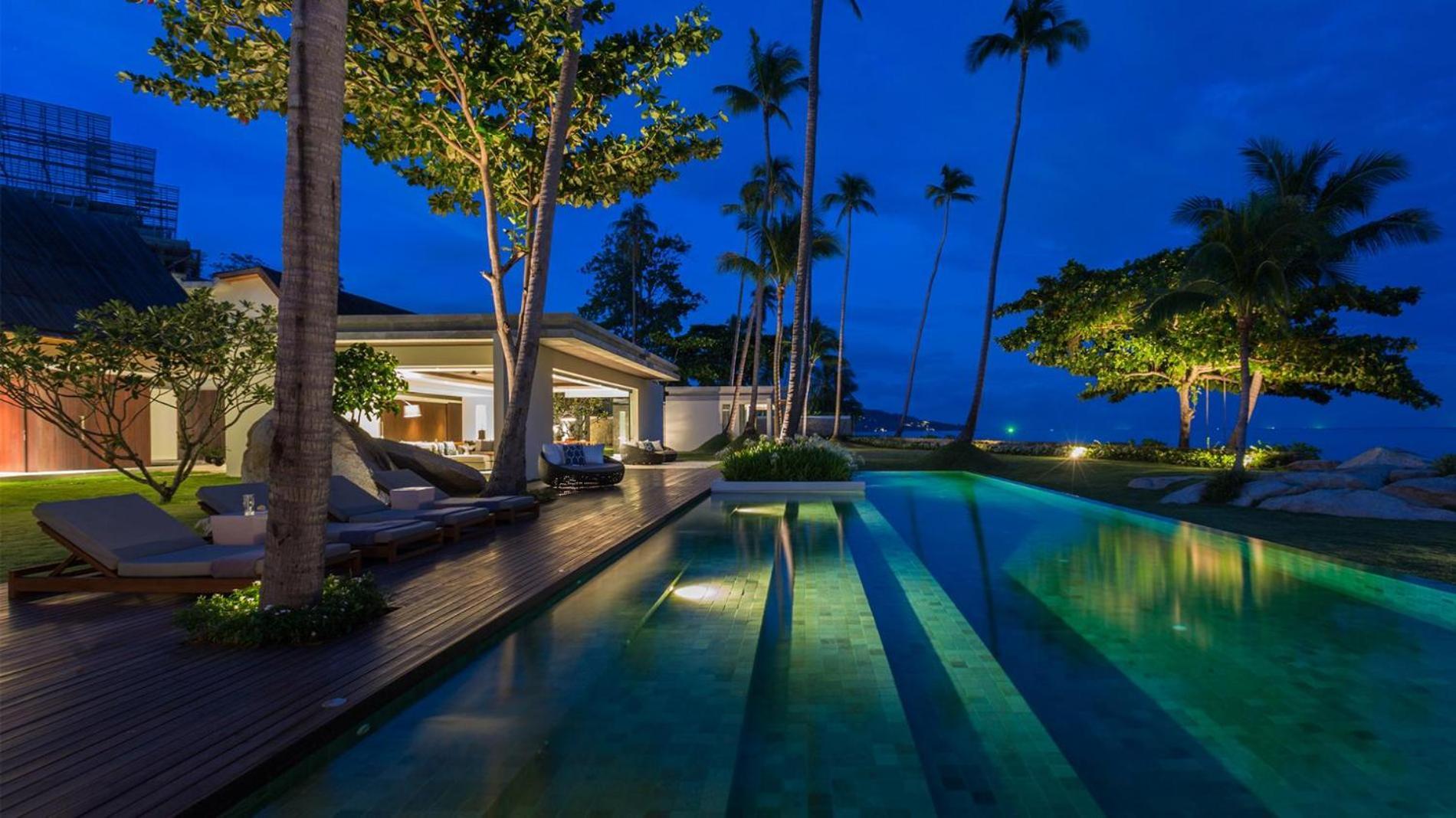 Fashionable Villa Malabar Beachfront 5 Bedrooms Plus 2 Kid'S Bedrooms Laem Sor Exterior photo