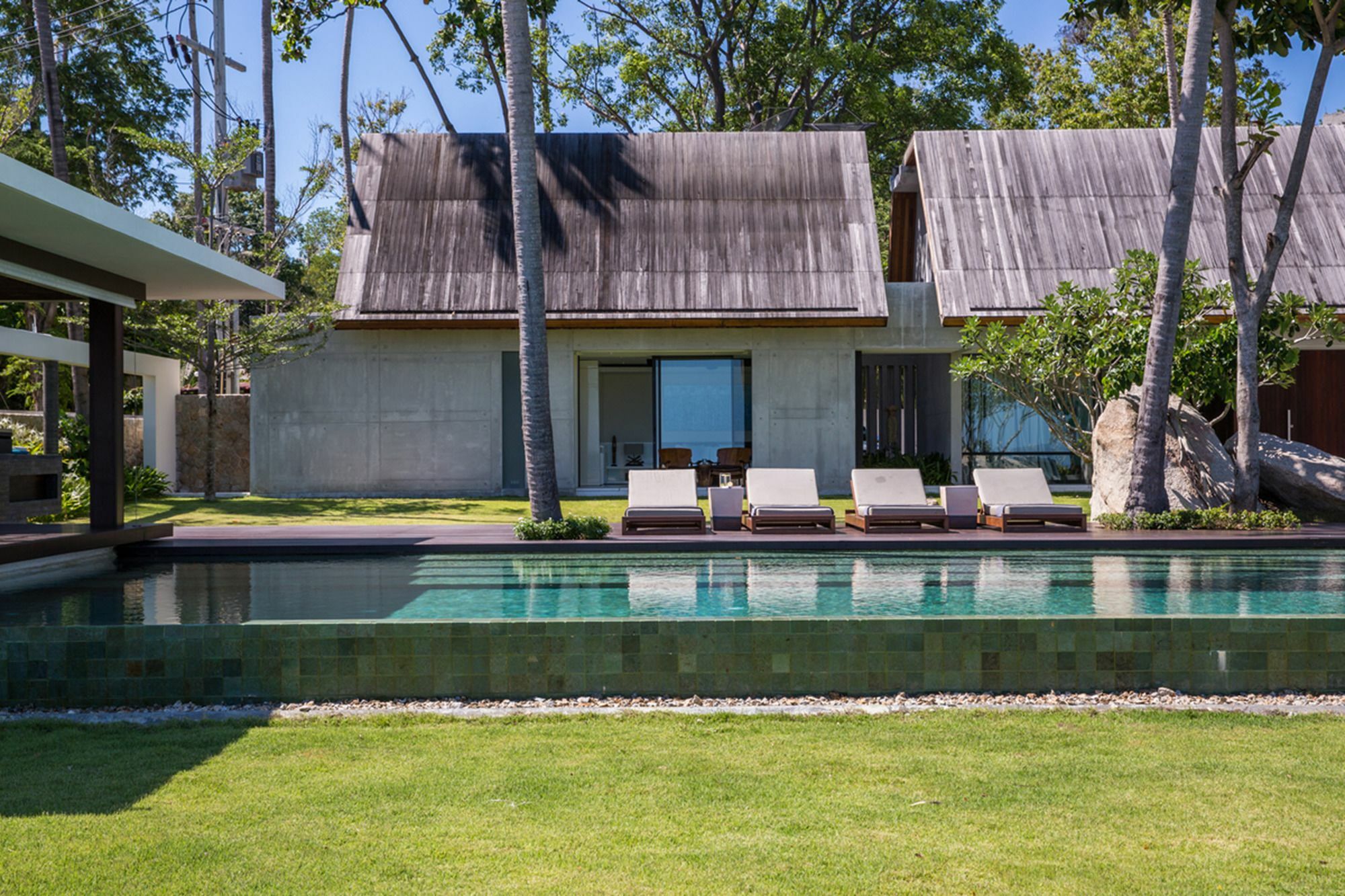 Fashionable Villa Malabar Beachfront 5 Bedrooms Plus 2 Kid'S Bedrooms Laem Sor Exterior photo