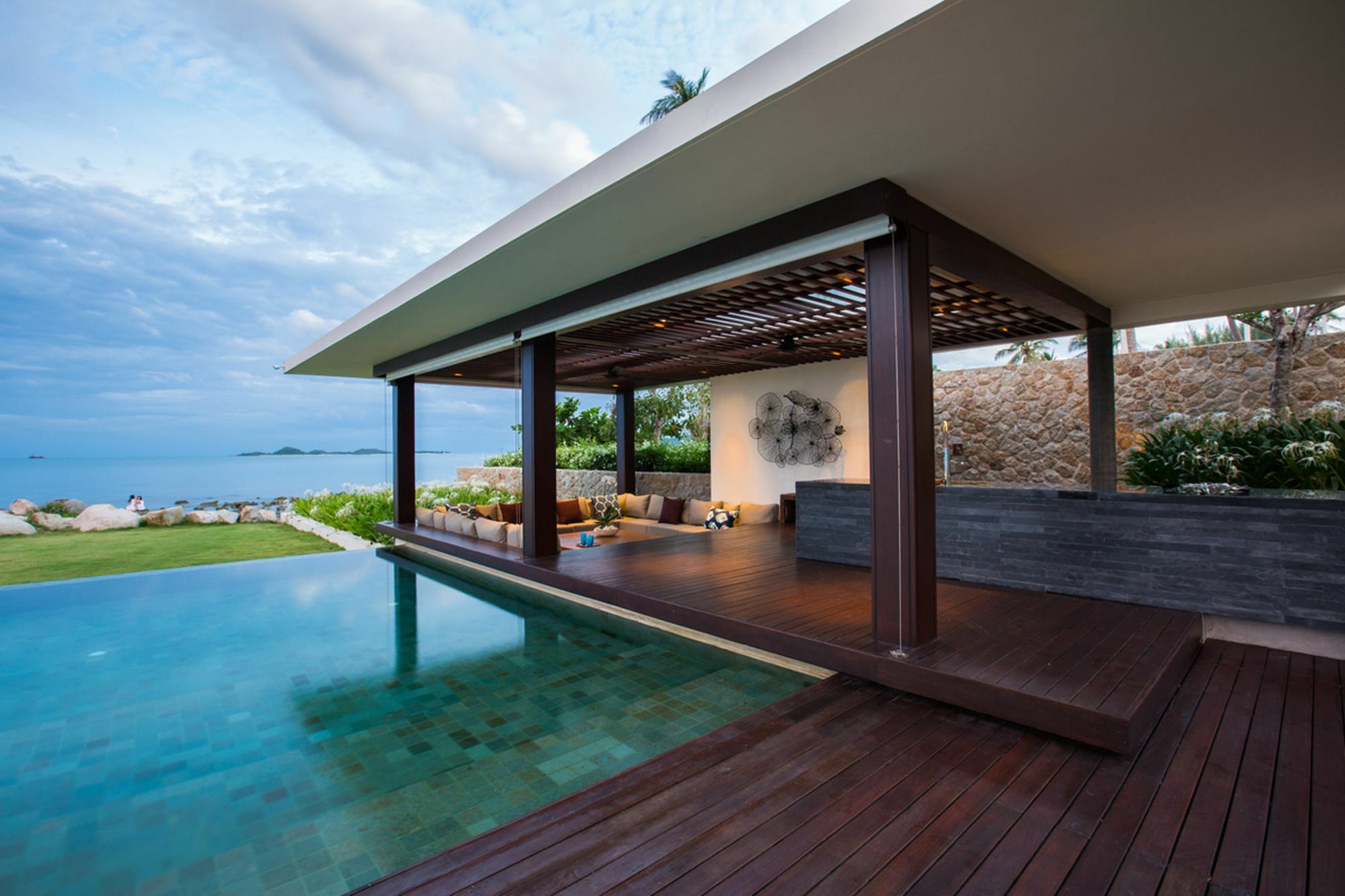 Fashionable Villa Malabar Beachfront 5 Bedrooms Plus 2 Kid'S Bedrooms Laem Sor Exterior photo